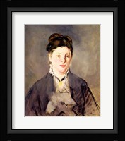 Portrait of Madame Manet Fine Art Print