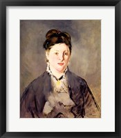 Portrait of Madame Manet Fine Art Print