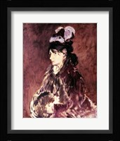 Portrait of Berthe Morisot - side view Fine Art Print