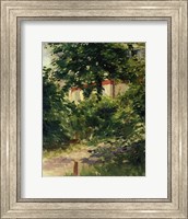 A Corner of the Garden in Rueil, 1882 Fine Art Print