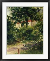 A Corner of the Garden in Rueil, 1882 Fine Art Print