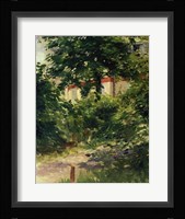 A Corner of the Garden in Rueil, 1882 Fine Art Print