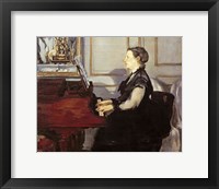 Madame Manet at the Piano, 1868 Fine Art Print