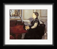Madame Manet at the Piano, 1868 Fine Art Print