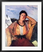 Gypsy with a Cigarette Fine Art Print