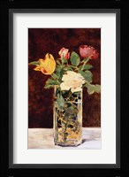 Roses and Tulips in a Vase, 1883 Fine Art Print