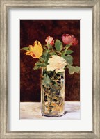 Roses and Tulips in a Vase, 1883 Fine Art Print