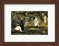 The Game of Croquet, 1873 Fine Art Print