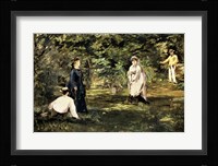 The Game of Croquet, 1873 Fine Art Print