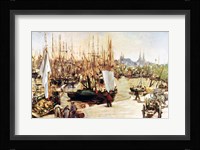 The Port of Bordeaux, 1871 Fine Art Print