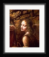Detail of the Angel, from The Virgin of the Rocks Fine Art Print
