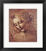 Head of a Young Woman with Tousled Hair Fine Art Print