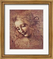 Head of a Young Woman with Tousled Hair Fine Art Print