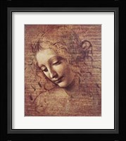 Head of a Young Woman with Tousled Hair Fine Art Print