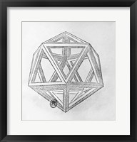 Icosahedron Framed Print