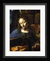 Detail of the Head of the Virgin, from The Virgin of the Rocks Fine Art Print