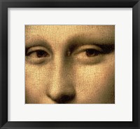 Mona Lisa, Face Detail Fine Art Print
