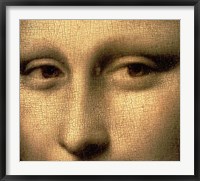 Mona Lisa, Face Detail Fine Art Print