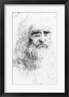 Self portrait - Sketch Fine Art Print