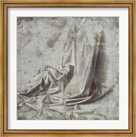 Drapery study for a kneeling figure in Profil Perdu Fine Art Print
