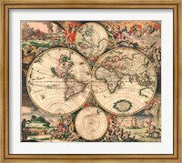 World Map 1689 Fine Art Print