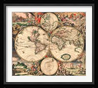 World Map 1689 Fine Art Print