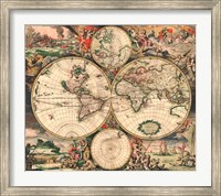 World Map 1689 Fine Art Print