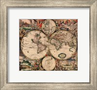 World Map 1689 Fine Art Print