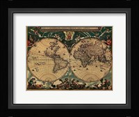 World Map 1664 Fine Art Print