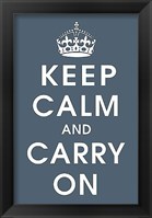 Keep Calm (charcoal) Fine Art Print