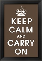 Keep Calm (chocolate) Fine Art Print