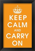 Keep Calm (orange) Fine Art Print
