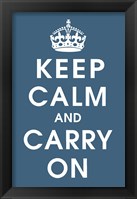 Keep Calm (peacock) Fine Art Print