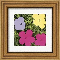 Flowers, 1970 (1 purple, 1 yellow, 2 pink) Fine Art Print
