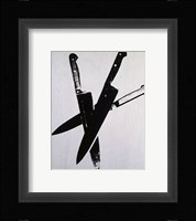 Knives, c.1981-82 (three black) Fine Art Print