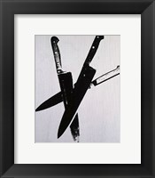 Knives, c.1981-82 (three black) Fine Art Print