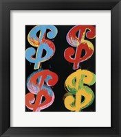 $4, 1982 (blue, red, orange, yellow) Fine Art Print