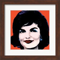 Jackie, 1964 (on red) Fine Art Print