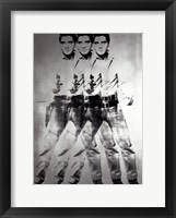 Elvis, 1963 (triple Elvis) Framed Print