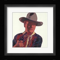 Cowboys & Indians: John Wayne 201/250, 1986 Framed Print