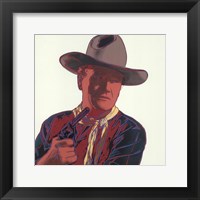 Cowboys & Indians: John Wayne 201/250, 1986 Framed Print