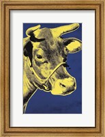 Cow, 1971 (blue & yellow) Fine Art Print