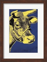 Cow, 1971 (blue & yellow) Fine Art Print