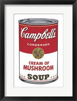 Campbell's Soup I: Cream of Mushroom, 1968 Framed Print