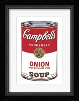 Campbell's Soup I:  Onion, 1968 Framed Print