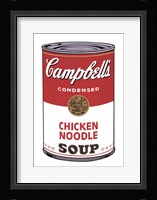 Campbell's Soup I:  Chicken Noodle, 1968 Framed Print