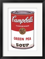 Campbell's Soup I:  Green Pea, 1968 Framed Print