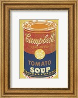 Colored Campbell's Soup Can, 1965 (yellow & blue) Fine Art Print