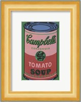 Colored Campbell's Soup Can, 1965 (red & green) Fine Art Print