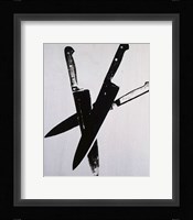 Knives, c.1981-82 (three black) Fine Art Print